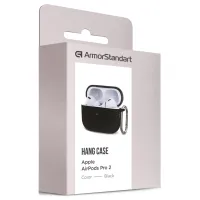 Чохол для навушників Armorstandart Hang Case для Apple AirPods Pro 2 Black (ARM68601) - 3