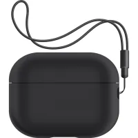 Чохол для навушників Armorstandart Silicone Case with straps для Apple Airpods Pro 2 Black (ARM68608) - 1