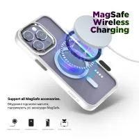 Чохол до мобільного телефона Armorstandart Unit MagSafe Apple iPhone 15 Pro Matte Clear Silver (ARM69349) - 3