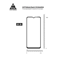 Скло захисне Armorstandart Pro ZTE Blade V50 Design 4G Black (ARM70680) - 3