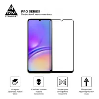 Стекло защитное Armorstandart Pro Samsung A05 (A055) / A05s (A057) Black (ARM71789) - Изображение 2