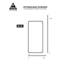 Скло захисне Armorstandart Pro Samsung S24 Black (ARM72436) - 3