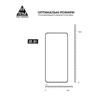 Скло захисне Armorstandart Pro Google Pixel 8 Black (ARM72907) - 3