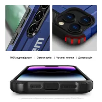 Чехол для мобильного телефона Armorstandart Panzer Samsung S24 Dark Blue (ARM73721) - Изображение 5