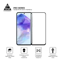 Скло захисне Armorstandart Pro Samsung A55 5G (A556) Black (ARM74348) - 2
