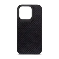 Чохол до мобільного телефона Harder Carbon Pattern Apple iPhone 14 Pro Black (ARM76779) - 1