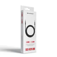 Кабель мультимедійний 3.5mm M to 3.5mm M 1.0m Black Armorstandart (ARM76890) - Зображення 3