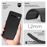 Чохол до мобільного телефона Armorstandart Matte Slim Fit Google Pixel 8 Camera cover Black (ARM77459) - 3