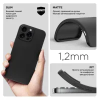 Чохол до мобільного телефона Armorstandart Matte Slim Fit Apple iPhone 16 Pro Max Camera cover Black (ARM78499) - 3