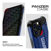 Чохол до мобільного телефона Armorstandart Panzer Xiaomi Redmi 14C 4G / Poco C75 Dark Blue (ARM79374) - 3