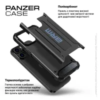 Чохол до мобільного телефона Armorstandart Panzer Apple iPhone 16 Pro Black (ARM79546) - 4