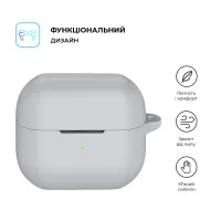 Чохол для навушників Armorstandart Hang Case для Samsung Galaxy Buds 3/3 Pro Grey (ARM79984) - 2