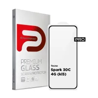 Скло захисне Armorstandart Pro Tecno Spark 30C 4G (kl5) Black (ARM81169) - 1