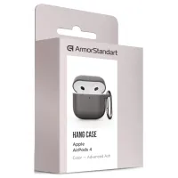 Чохол для навушників Armorstandart Hang Case для Apple AirPods 4 Advanced ash (ARM81278) - 3