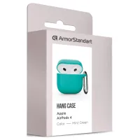 Чохол для навушників Armorstandart Hang Case для Apple AirPods 4 Mint Green (ARM81287) - 3