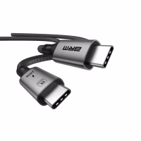 Дата кабель USB-C to USB-C 1.0m USB4 40Gbps 240W 8K60Hz black Armorstandart (ARM81921) - Image 2