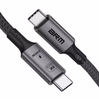 Дата кабель USB-C to USB-C 1.0m USB4 40Gbps 240W 8K60Hz black Armorstandart (ARM81921) - Image 3