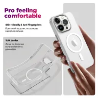 Чохол до мобільного телефона Armorstandart Unit MagSafe Samsung S25 Ultra Matte Clear Silver (ARM82266) - 2