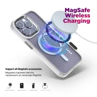 Чохол до мобільного телефона Armorstandart Unit MagSafe Samsung S25 Ultra Matte Clear Silver (ARM82266) - 3