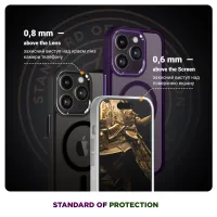 Чохол до мобільного телефона Armorstandart Unit MagSafe Samsung S25 Ultra Matte Clear Silver (ARM82266) - 4