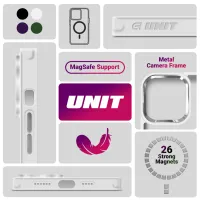 Чохол до мобільного телефона Armorstandart Unit MagSafe Samsung S25 Ultra Matte Clear Silver (ARM82266) - 5