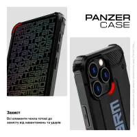 Чохол до мобільного телефона Armorstandart Panzer Samsung A56 5G Black (ARM82595) - 3