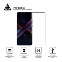 Скло захисне Armorstandart Pro Xiaomi Poco X7 Pro Black (ARM82715) - 2