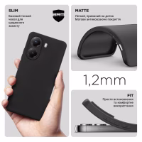 Чехол для мобильного телефона Armorstandart Matte Slim Fit Xiaomi Poco X7 Pro Camera cover Black (ARM82740) - Image 3