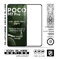 Скло захисне Armorstandart Icon Xiaomi Poco M7 Pro 5G Black (ARM83139) - 2