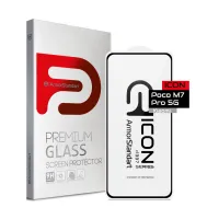 Скло захисне Armorstandart Icon Xiaomi Poco M7 Pro 5G Black (ARM83139) - 1