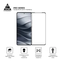 Скло захисне Armorstandart Pro Xiaomi Redmi Note 14 5G Black (ARM83175) - 2