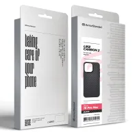 Чохол до мобільного телефона Armorstandart LikeCarbon2 MagCase для Apple iPhone 16 Pro Max Black (ARM83808) - 2