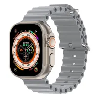 Ремінець до смарт-годинника Armorstandart Ocean Band для Apple Watch 49/46/45/44/42 (Series 1-3) Cloudy Grey (ARM85141) - 2