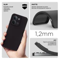 Чохол до мобільного телефона Armorstandart Matte Slim Fit Xiaomi Redmi 15C 4G / Poco C85 4G Camera cover Black (ARM85431) - 3