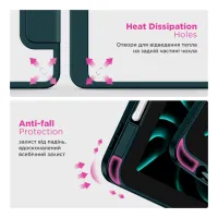 Чохол до планшета Armorstandart Y-Type PEN Samsung Galaxy Tab A9+ Pine Green (ARM85503) - 7