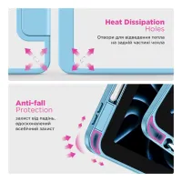 Чохол до планшета Armorstandart Y-Type PEN Samsung Galaxy Tab S9 / S9 FE / S10 FE Blue (ARM85519) - Зображення 7