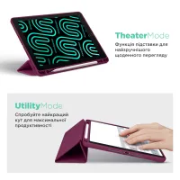 Чохол до планшета Armorstandart Smart Fold Pen Samsung Galaxy Tab S10 FE+ Plum (ARM85559) - Зображення 4