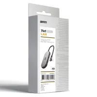 Концентратор Armorstandart Angle USB-C to HDMI 4K, RJ45, PD, 2USB, SD, microSD Grey (ARM86022) - 2