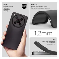 Чохол до мобільного телефона Armorstandart Matte Slim Fit ZTE Nubia V70 Max 4G Camera cover Black (ARM86132) - 3