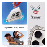 Чохол до мобільного телефона Armorstandart Air Force Apple iPhone 17 Pro Max Clear (ARM86738) - Image 5