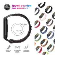 Ремінець до фітнес браслета Armorstandart для Xiaomi Smart Band 10/9/8 Black (ARM86894) - 3