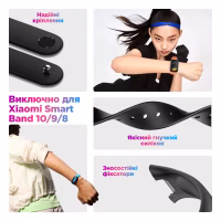 Ремінець до фітнес браслета Armorstandart для Xiaomi Smart Band 10/9/8 Midnight Blue (ARM86909) - Image 3