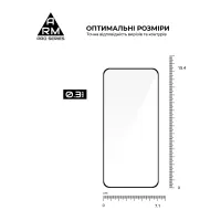 Скло захисне Armorstandart Pro OPPO Reno14 5G / Reno14 F 5G / Reno14 FS 5G (ARM87130) - 3