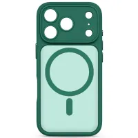 Чохол до мобільного телефона Armorstandart Lush MagCase Apple iPhone 17 Pro Dark Green (ARM87491) - 1