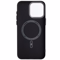 Чохол до мобільного телефона Armorstandart LikeCarbon2 MagCase Apple iPhone 16 Pro Max Kevlar Black (ARM88382) - Image 2