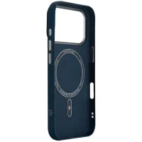 Чохол до мобільного телефона Armorstandart LikeCarbon2 MagCase Apple iPhone 17 Pro Kevlar Dark Blue (ARM88554) - Зображення 4