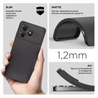 Чохол до мобільного телефона Armorstandart Matte Slim Fit ZTE Blade A36 4G Camera cover Black (ARM88901) - Зображення 3