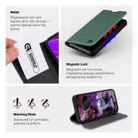 Чохол до мобільного телефона Armorstandart OneFold Case Xiaomi Redmi Note 15 4G Green (ARM90176) - Image 4