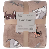 Плед Ardesto Flannel 100% поліестер, песики в окулярах 160х200 см (ART0129PB) - Image 1