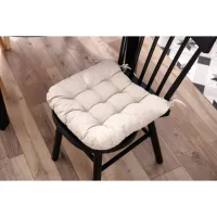 Подушка на стілець Ardesto Oliver бежевий , 40х40см 100% бавовна (ART02OB) - 2